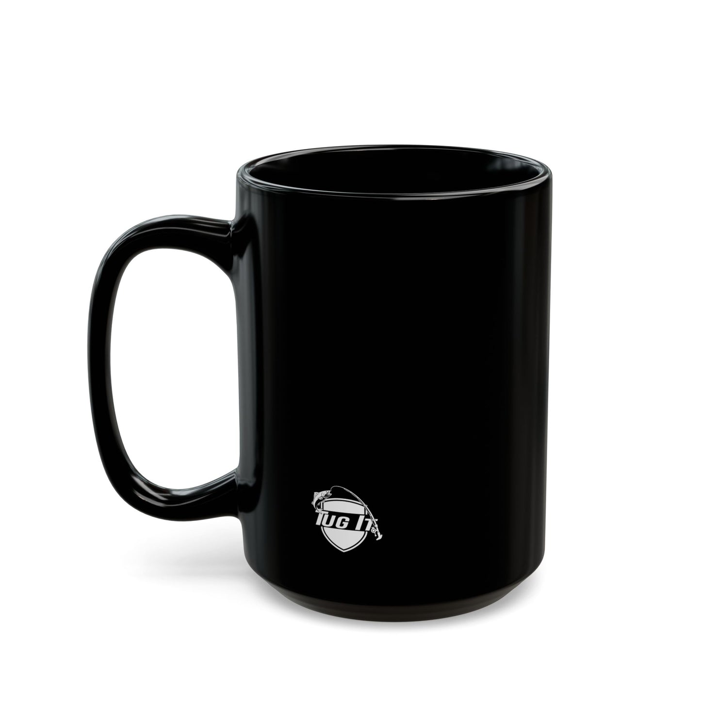 Live Free and Fish Hard Black Coffee Mug — Patriotic Fishing Gift (11oz & 15oz)