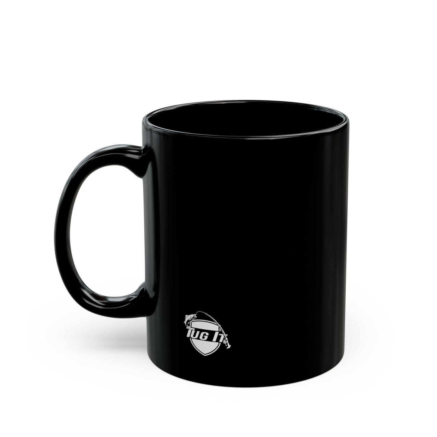 Live Free and Fish Hard Black Coffee Mug — Patriotic Fishing Gift (11oz & 15oz)
