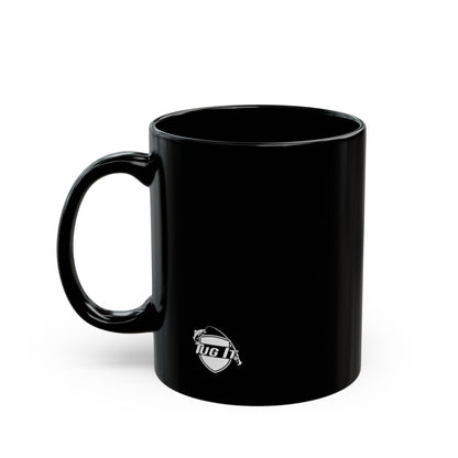 Live Free and Fish Hard Black Coffee Mug — Patriotic Fishing Gift (11oz & 15oz)