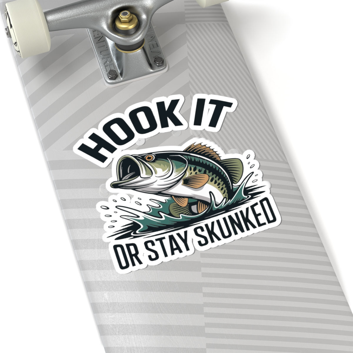 Hook it or be Skunked - Bass Fishing Stickers