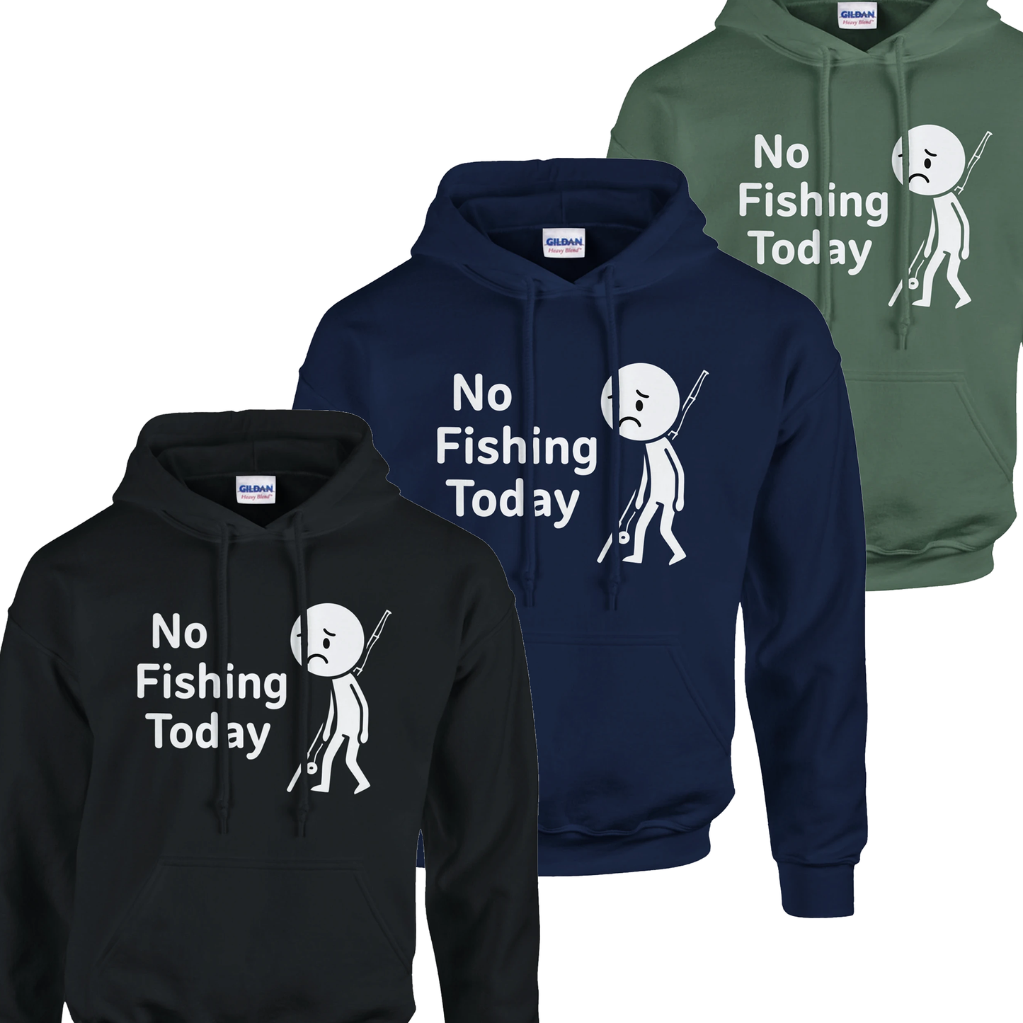No Fishing Today | Classic Unisex Pullover Hoodie