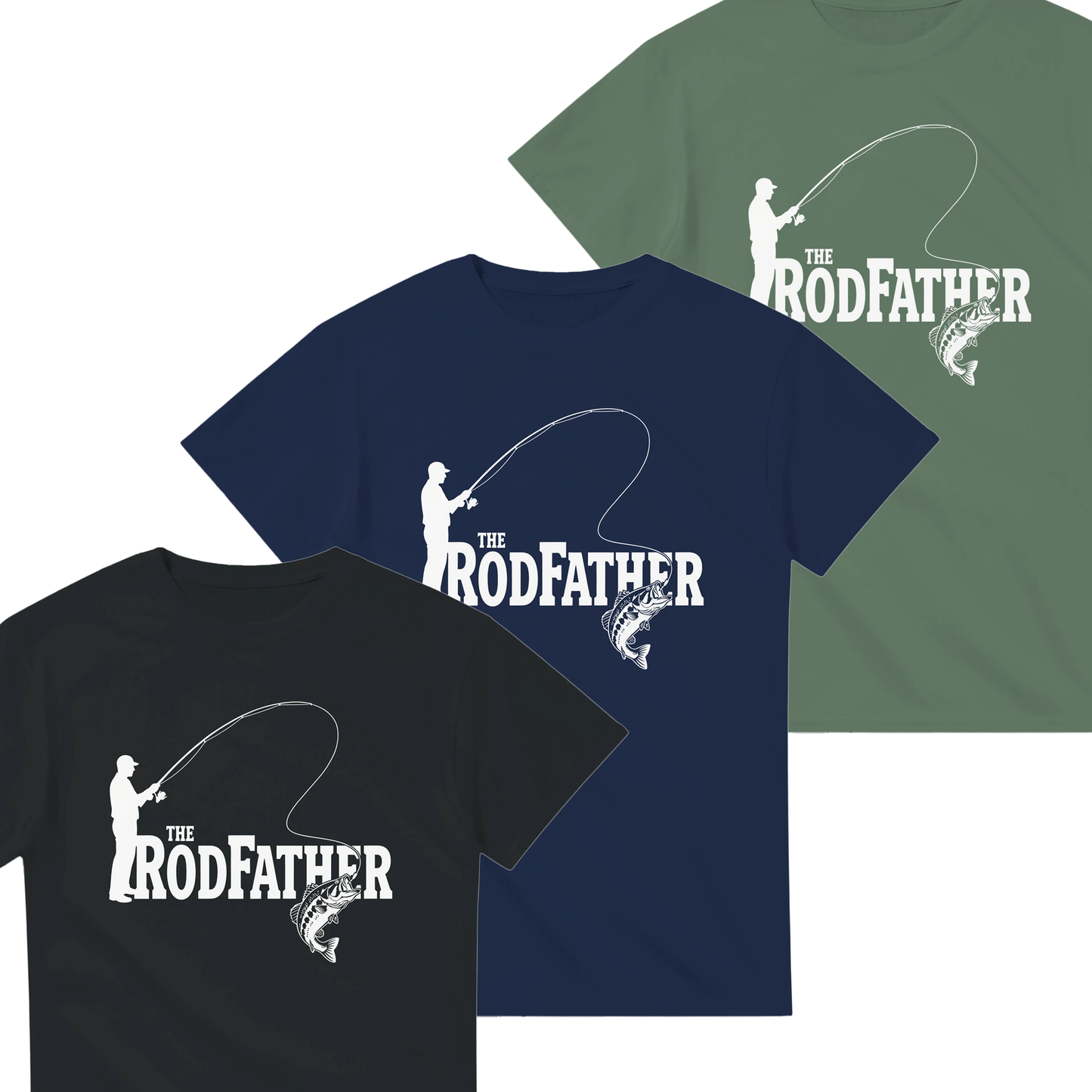 The RodFather T-Shirt – Perfect Gift for Fathers, Husbands & Grandfathers